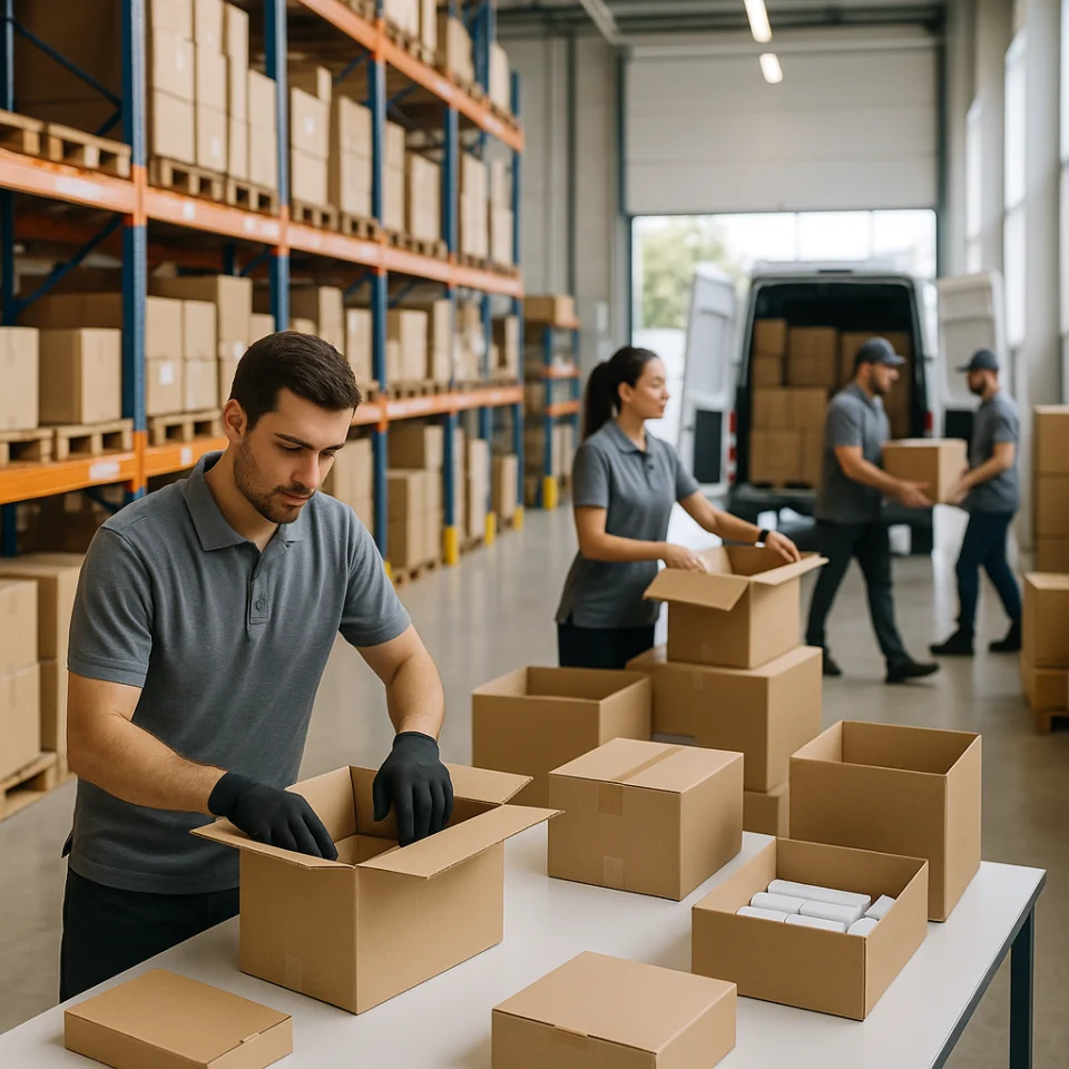 Como a gestão de estoque terceirizada melhora previsibilidade e controle no picking e packing?